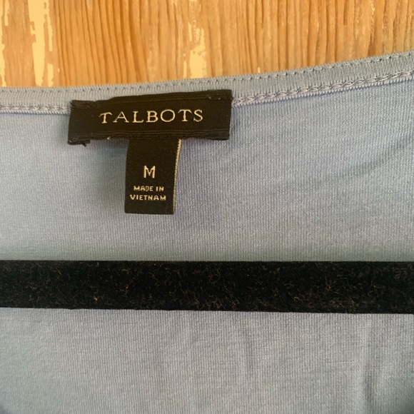 Light blue short sleeve Talbots t shirt - Picture 3 of 3